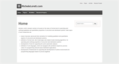 Desktop Screenshot of micheleloreti.com